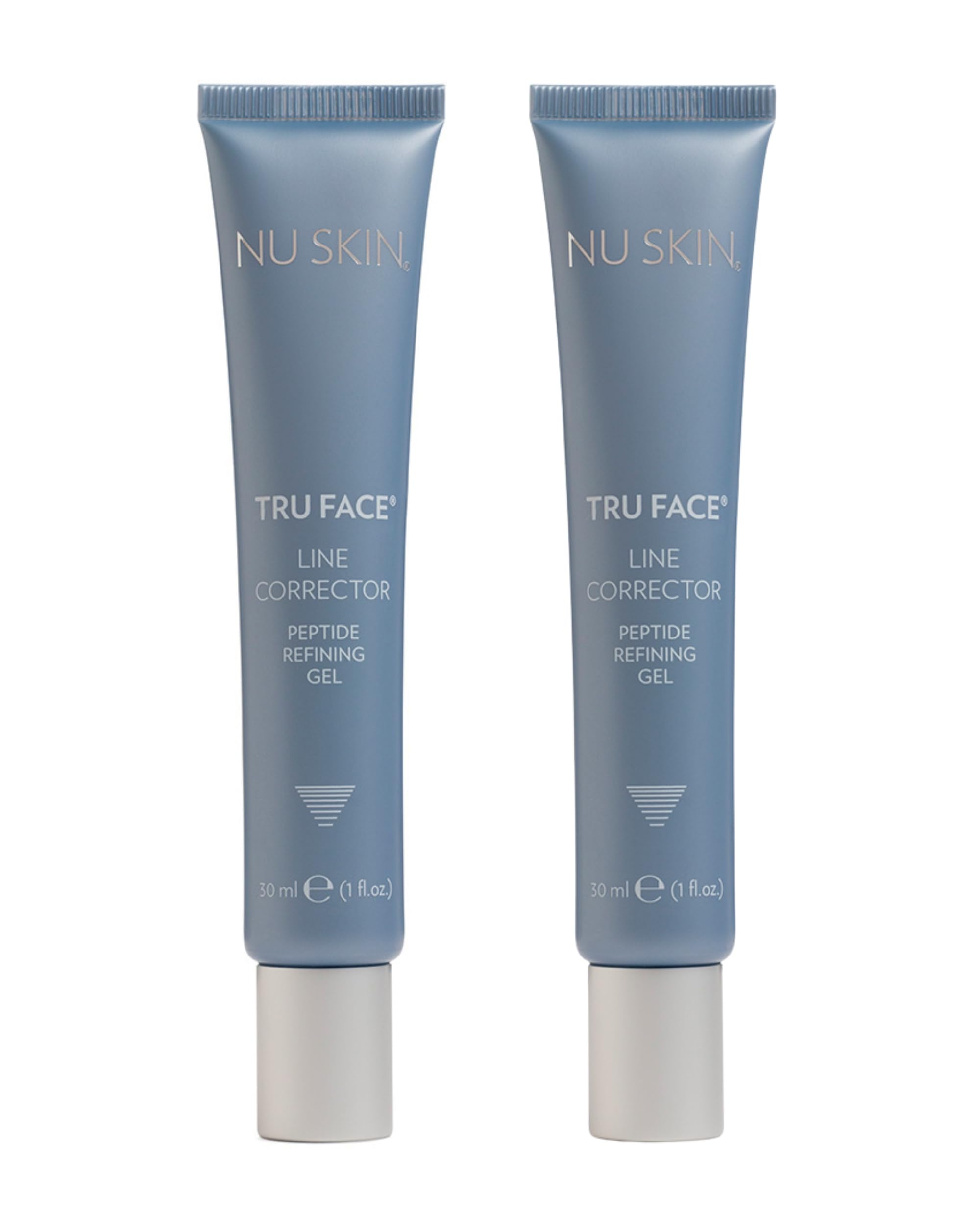 NuSkin Tru Face Line Corrector bottle for targeted wrinkle care and smoother skin.