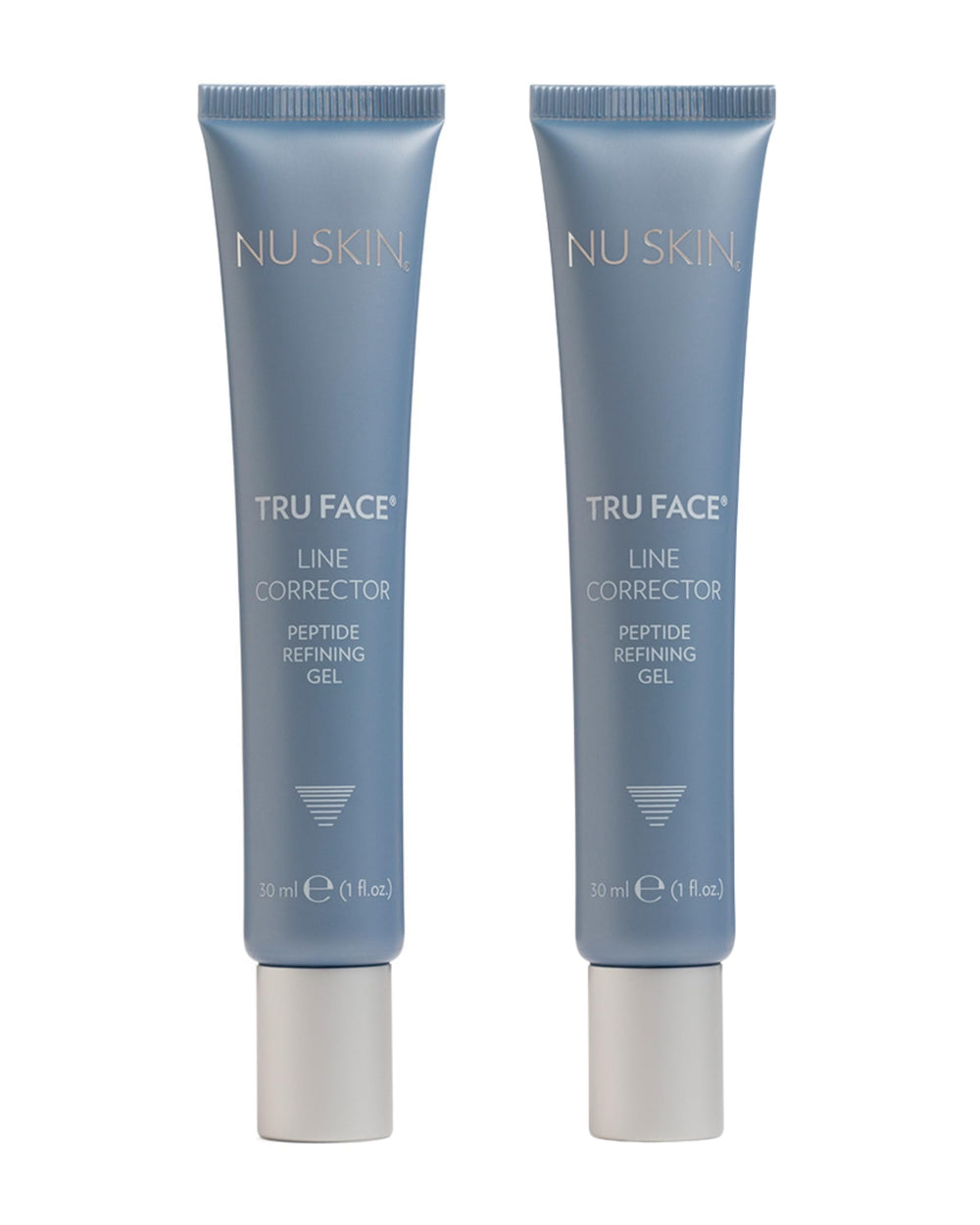 NuSkin Tru Face Line Corrector bottle for targeted wrinkle care and smoother skin.