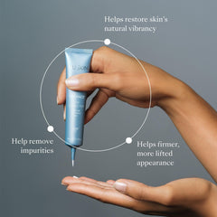 NuSkin Tru Face Line Corrector used near the eyes to reduce crow’s feet.