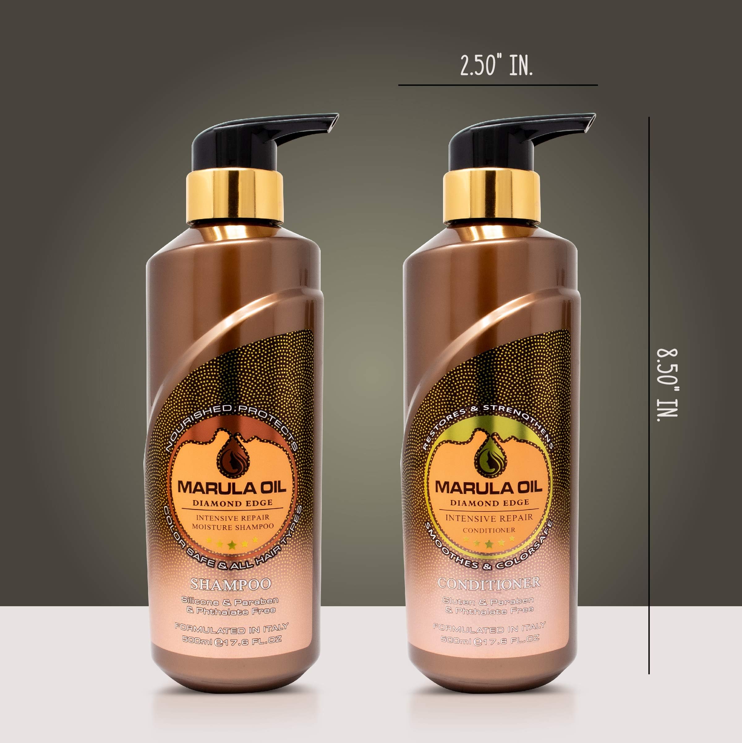 NUSPA Marula Oil Conditioner close-up demonstrates detangling and softness.