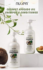 NUSPA unisex haircare set on display shows versatile moisture for all hair types.