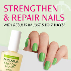 Nutra Nail growth formula applicator brush on nails