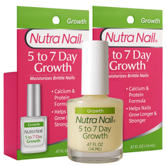 Nutra Nail growth serum bottle ready for easy brush-on application.