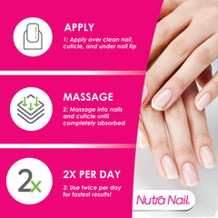 Nutra Nail pack-two-bottles highlights convenient value.