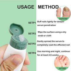 Nutraboost brand label on bottle signals trusted nail care.