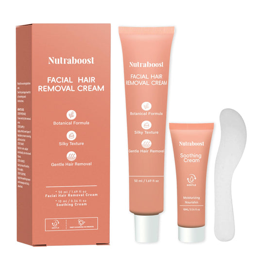 Nutraboost facial hair removal upper lip kit for precise gentle use