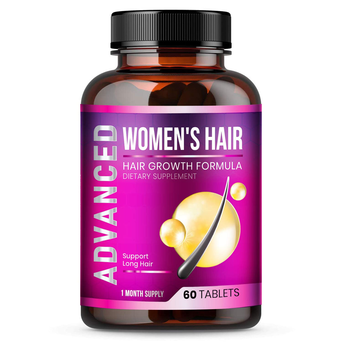 NutraPro Hair Growth Vitamins for Women bottle—easy daily hair health support.