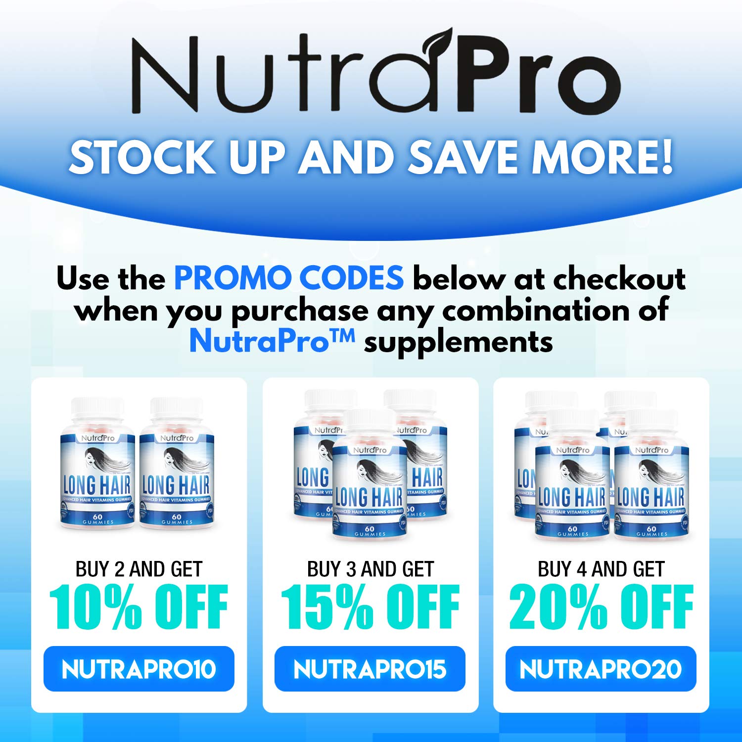 NutraPro Long Hair Gummies close-up, chewy texture and glossy red gummies.