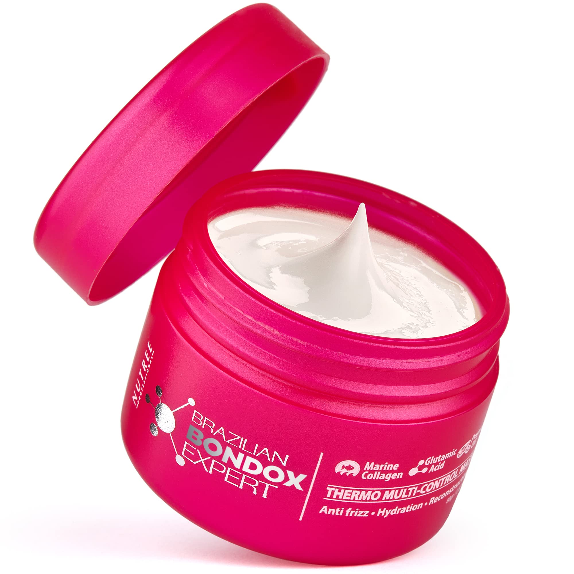 Nutree Professional Brazilian Bondox bottle showing the restorative treatment