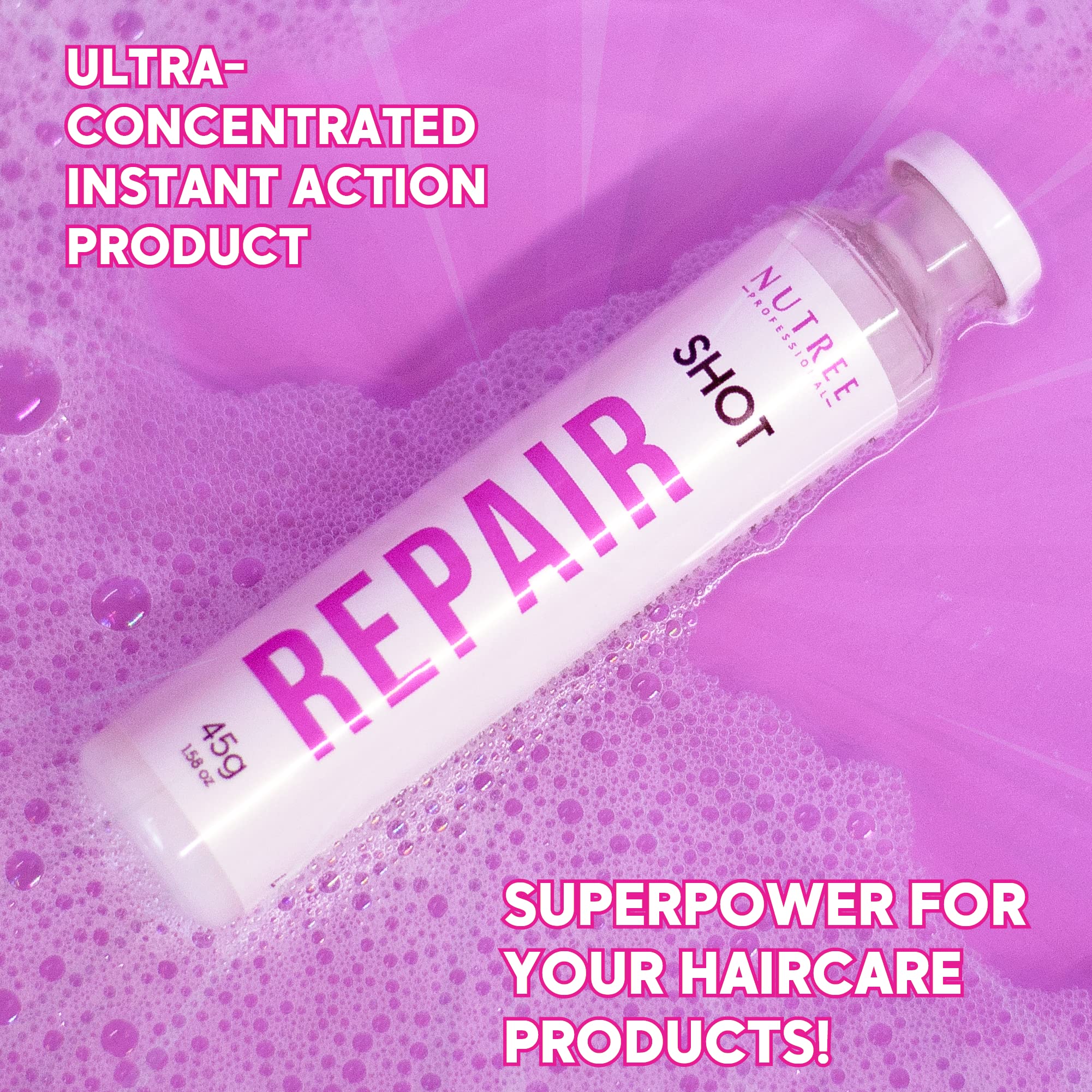 Nutree Professional Hyaluronic Acid Shot hydration boost for dry hair