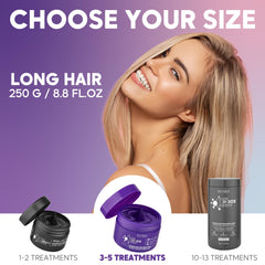 Nutree Professional almond oil and marine collagen blend nourishes dry blonde hair.