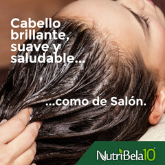 NUTRIBELA10 aloe vera helps strengthen hair and supports moisture balance