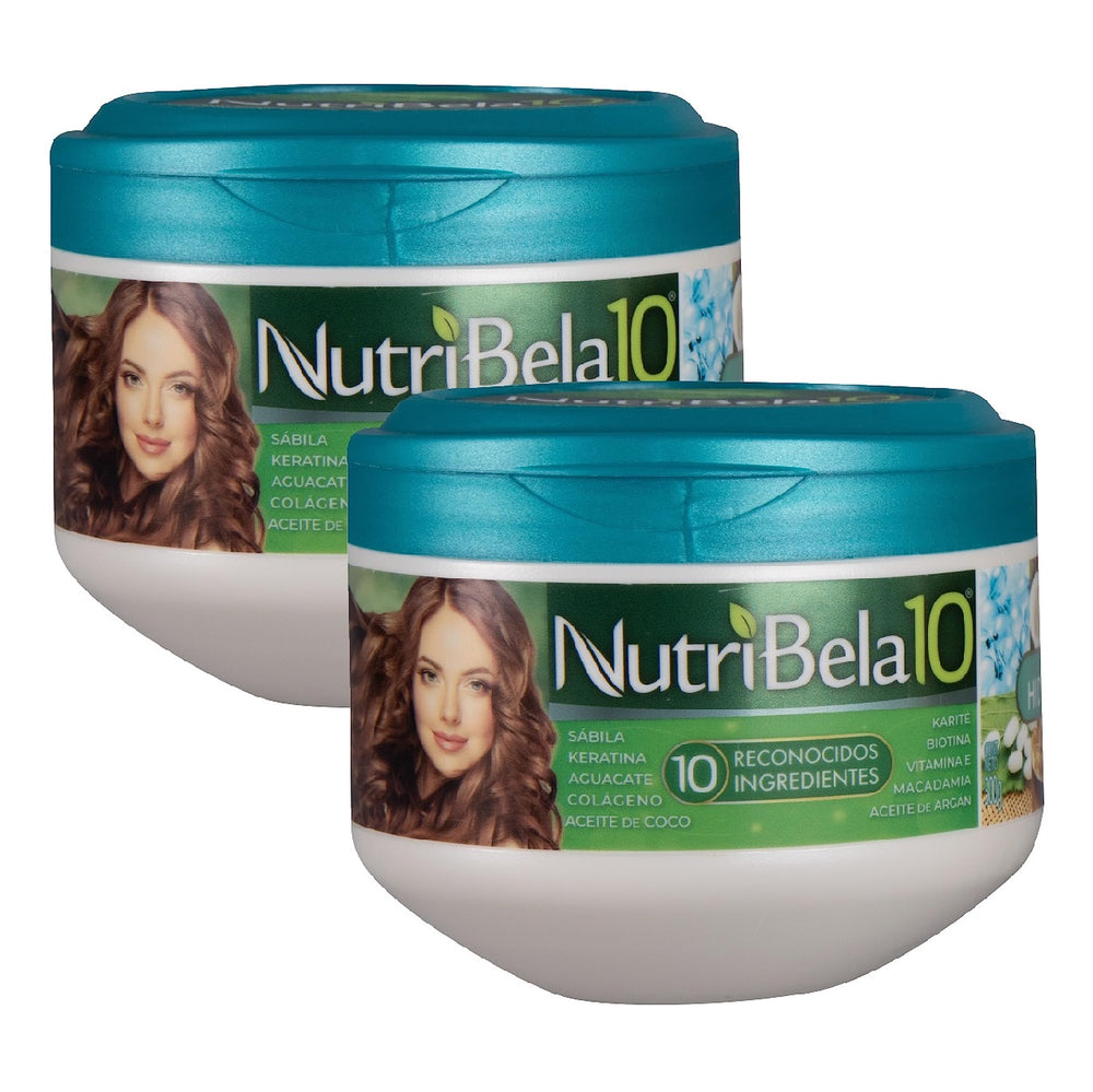 NUTRIBELA10 hydration mask bottle for stronger, shinier hair.