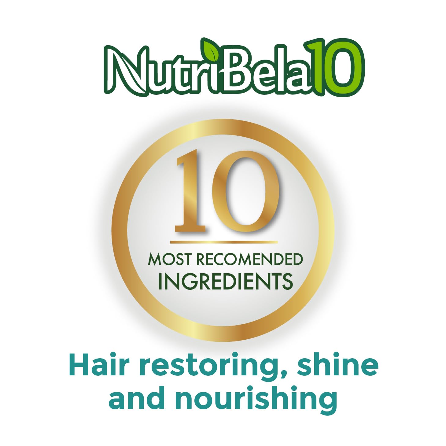 NUTRIBELA10 shea butter and aloe vera blend on packaging.