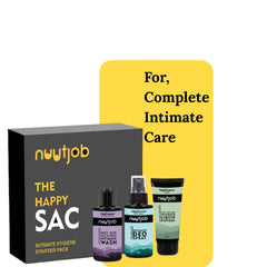 NUUTJOB man grooming scene, convenient care for daily routine.