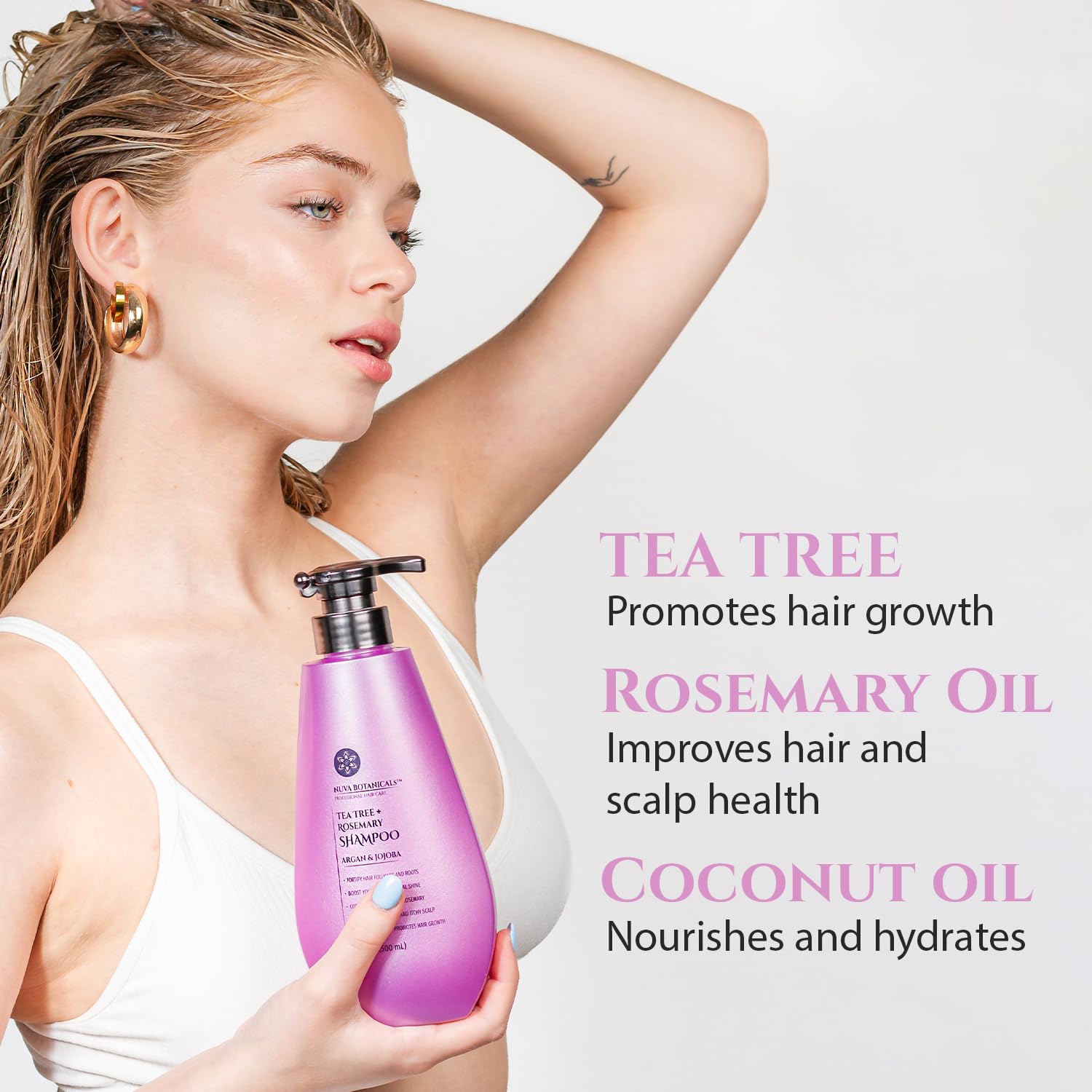 Nuva Botanicals Conditioner aimed at shine and detangling for softer hair