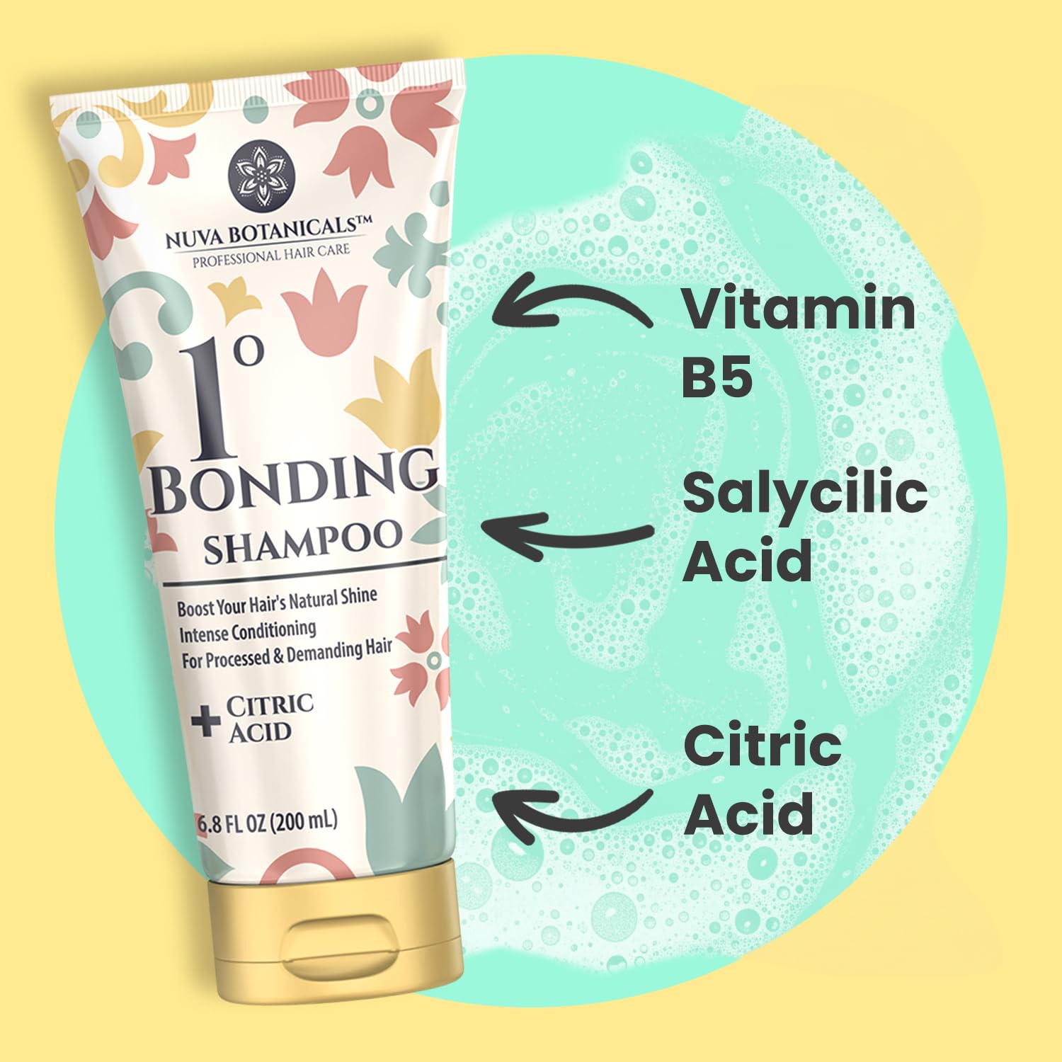 Close-up of ultra-fine dry shampoo powder texture for oil absorption.