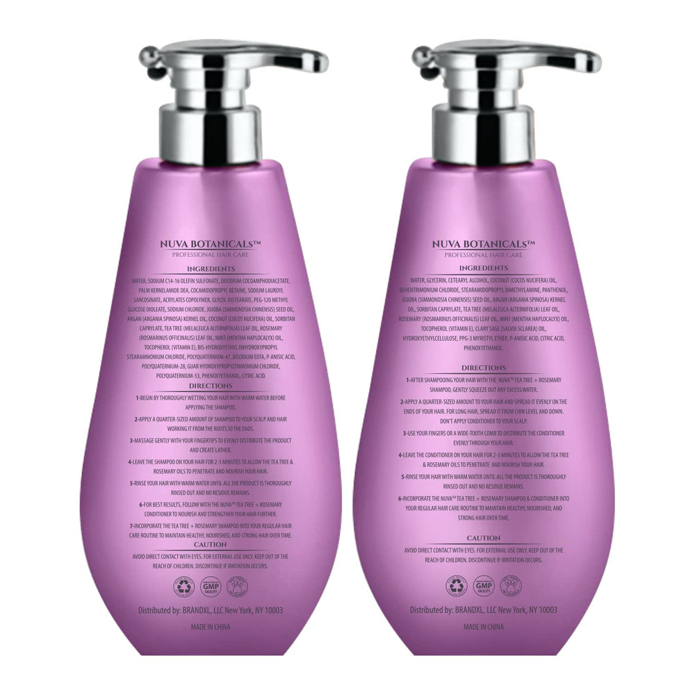 Nuva Botanicals Women Hair Growth Shampoo close-up suggests targeted care for thinning hair