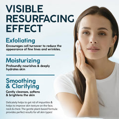NUVADERMIS demonstration of facial, neck, and chest use for resurfacing.