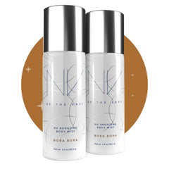NV BE THE ENVY Bronzing Body Mist Bora Bora bottle pour for a natural sun-kissed glow.