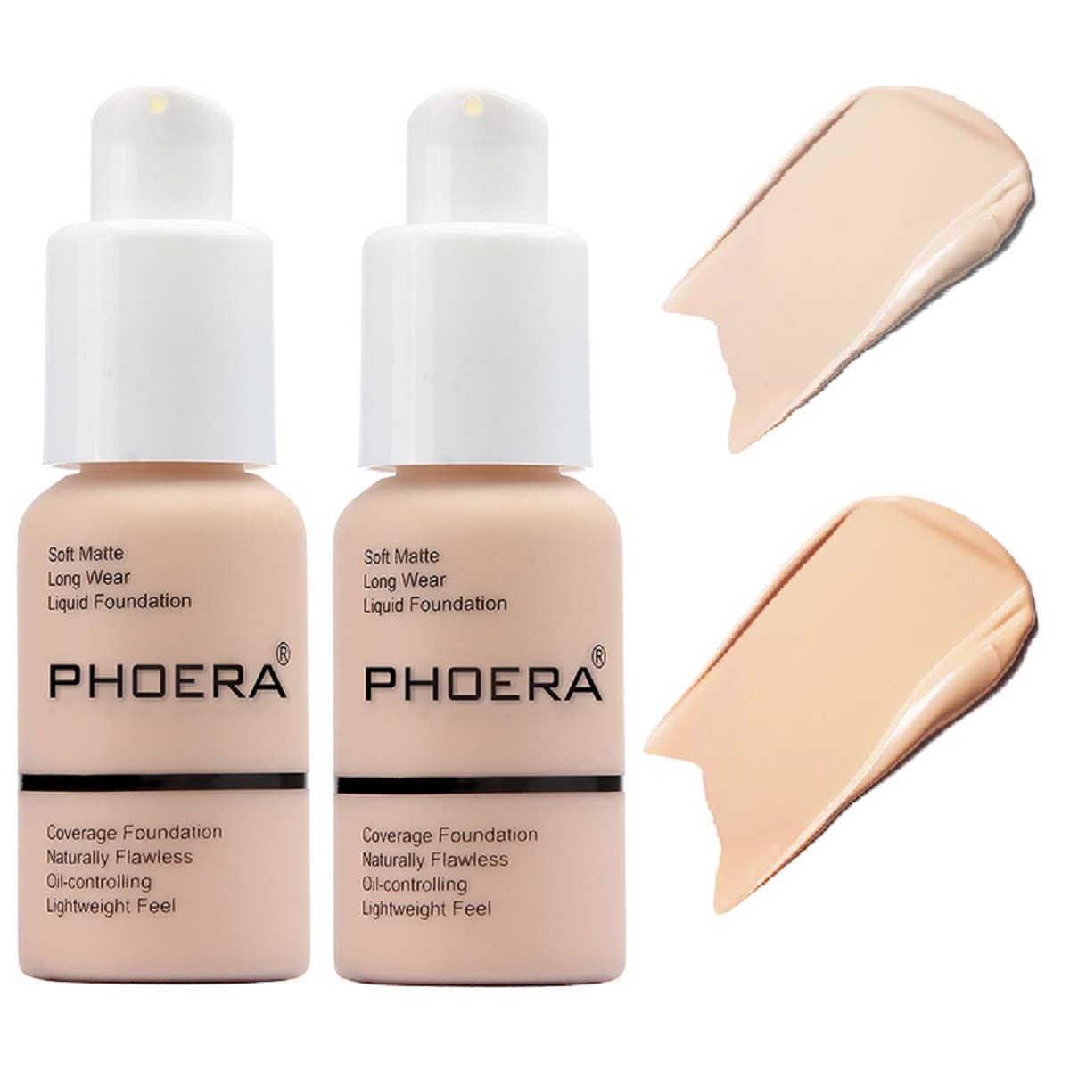 nvyue PHOERA foundation porcelain 101 bottle for a smooth, long-lasting matte look