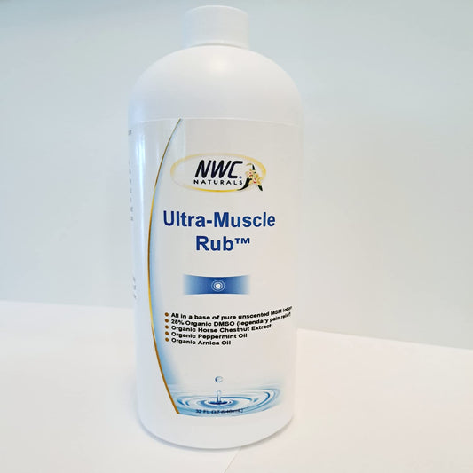 Hands applying Ultra-Muscle Rub for soothing post-training relief.