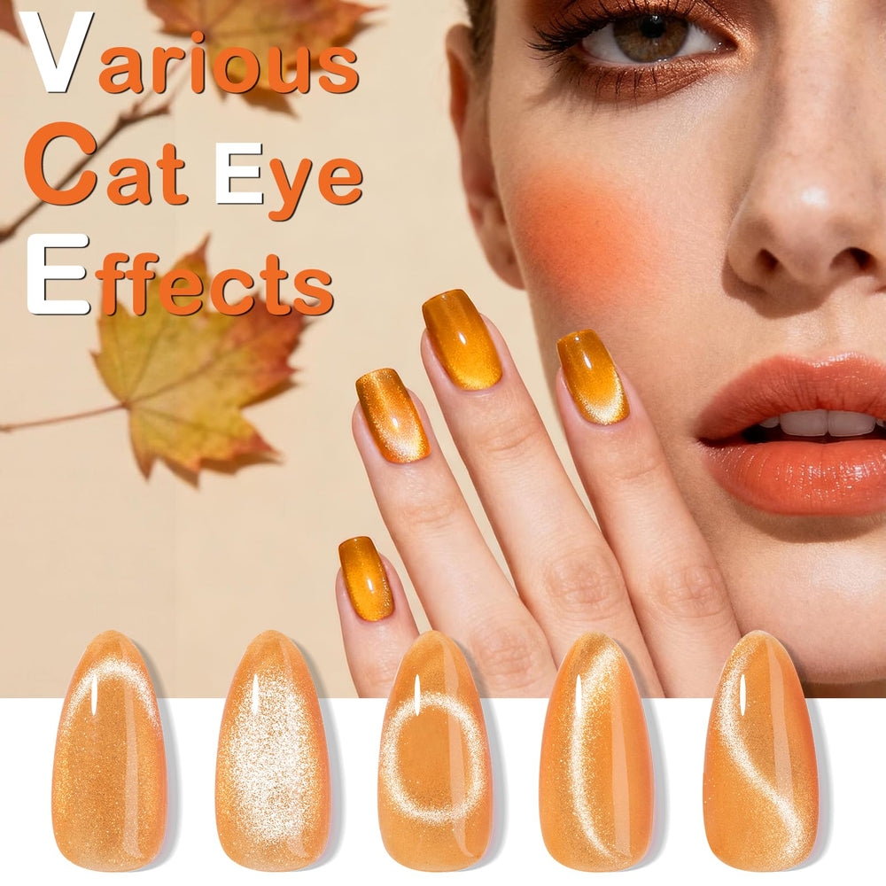 NXJ INFILILA magnetic cat eye demo image with swatches and design options.
