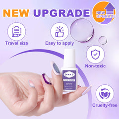 NXJ INFILILA press-on nails application for quick, durable holds during DIY manicures.