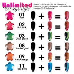 NXJ INFILILA two-layer application ensures strong color with depth