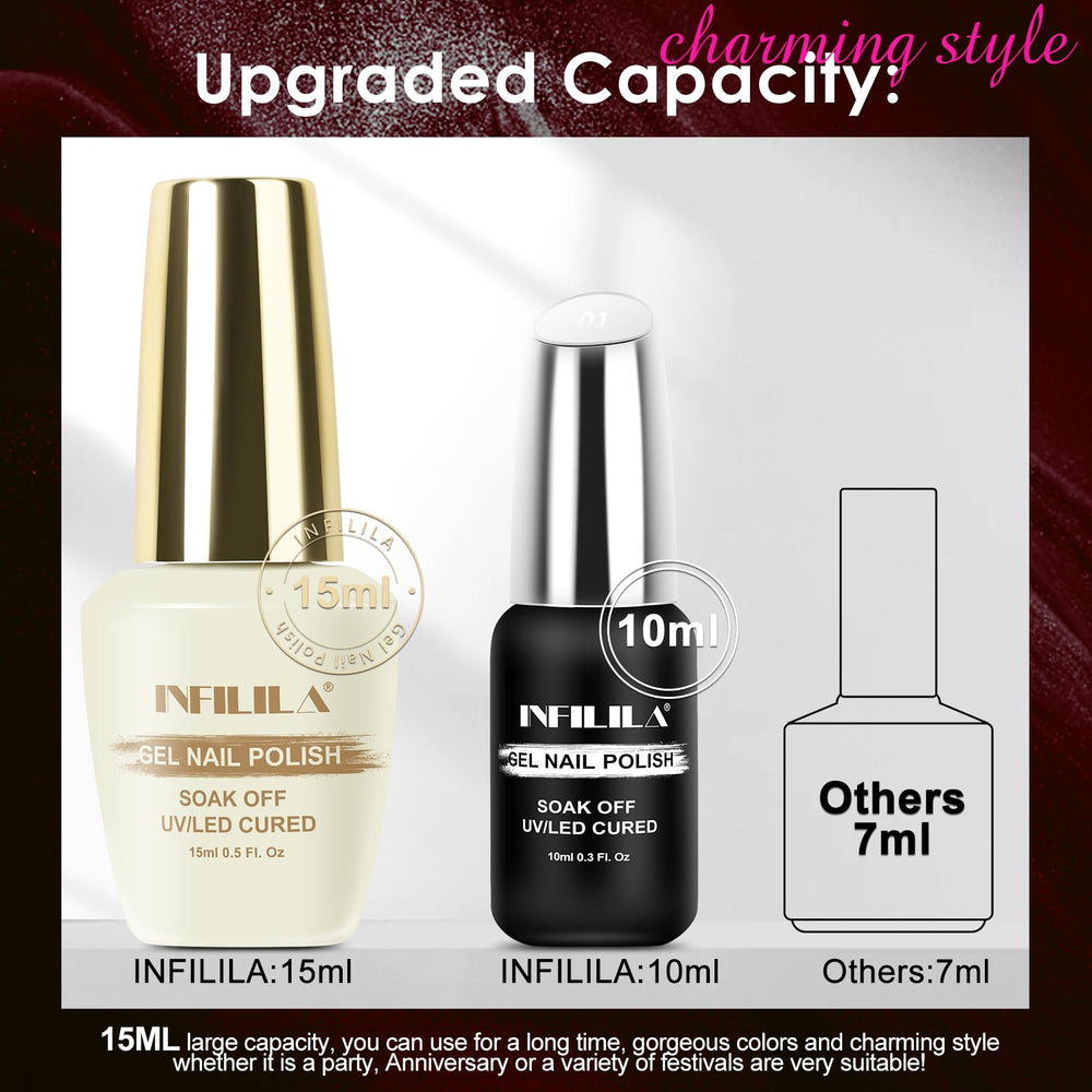 NXJ INFILILA wide brush helps smooth coverage across nails