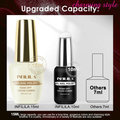 NXJ INFILILA wide brush helps smooth coverage across nails