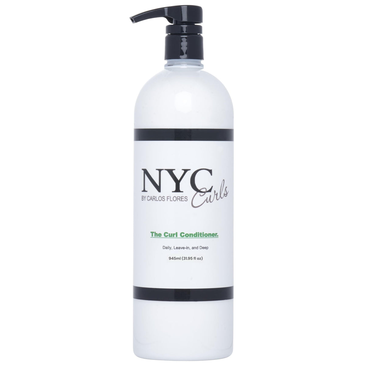 NYC Curls by Carlos Flores bottle on display for daily conditioning