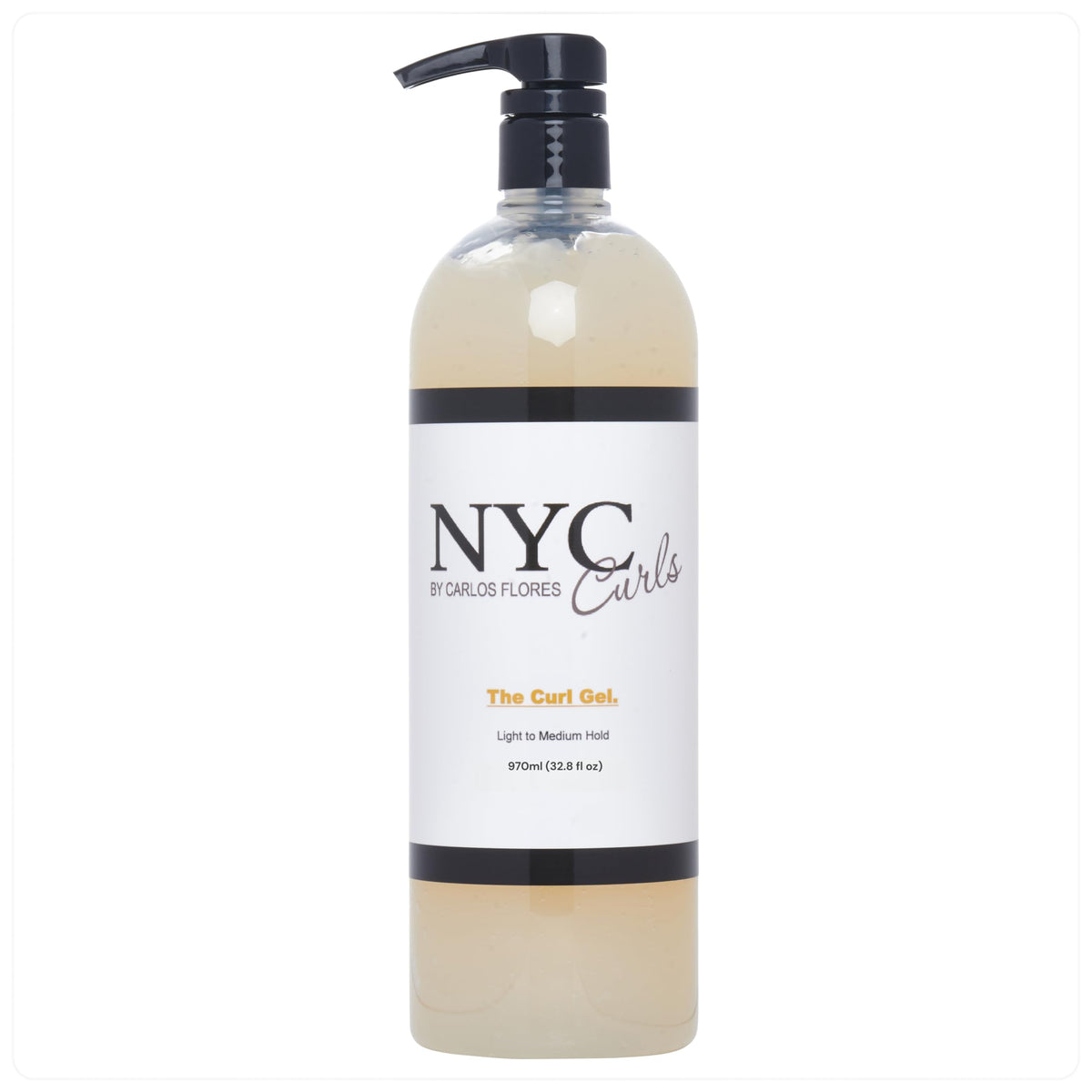NYC Curls The Curl Gel bottle for flexible hold and hydrated curls.