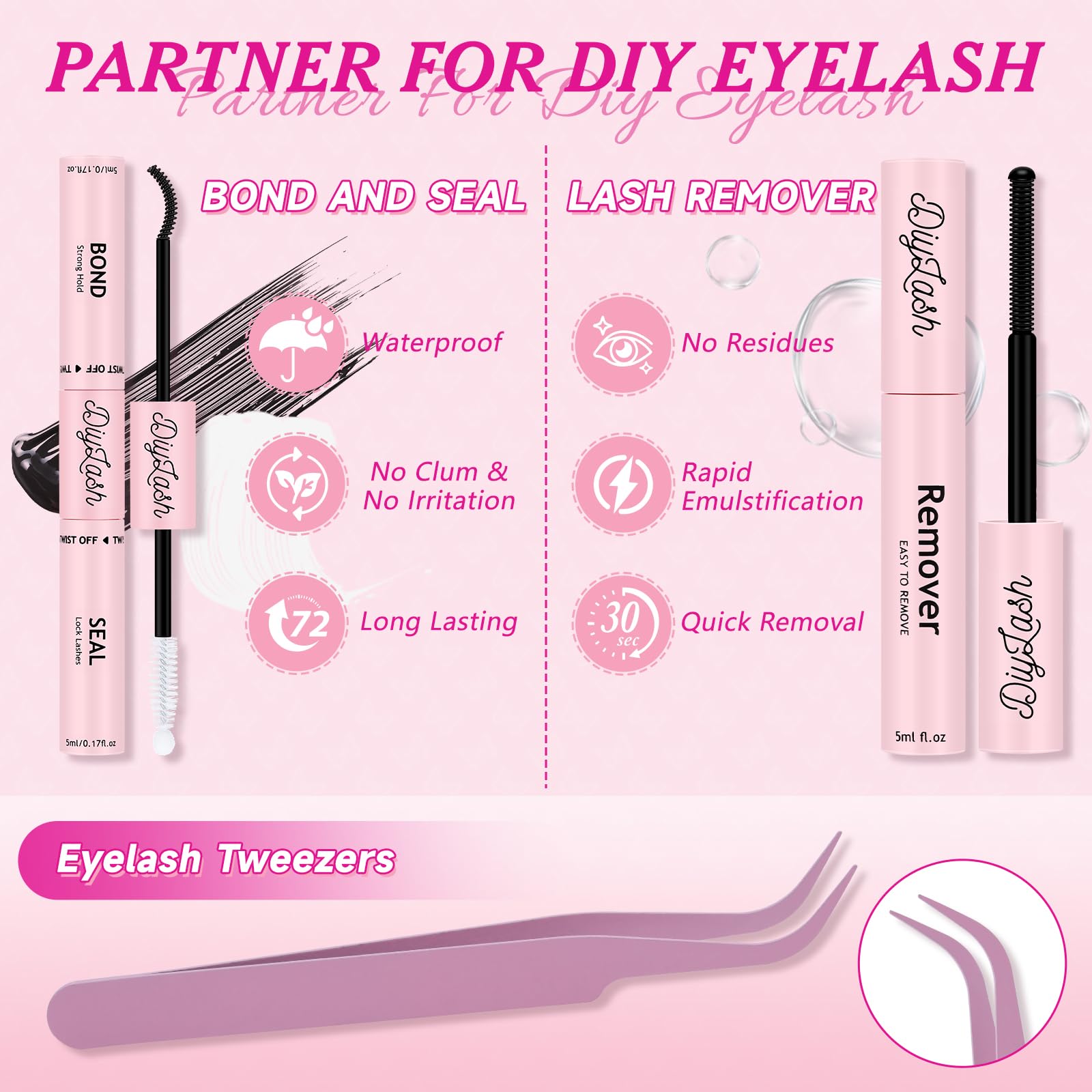 NYCAAR upgraded fibers offer softer, durable lashes that blend naturally.