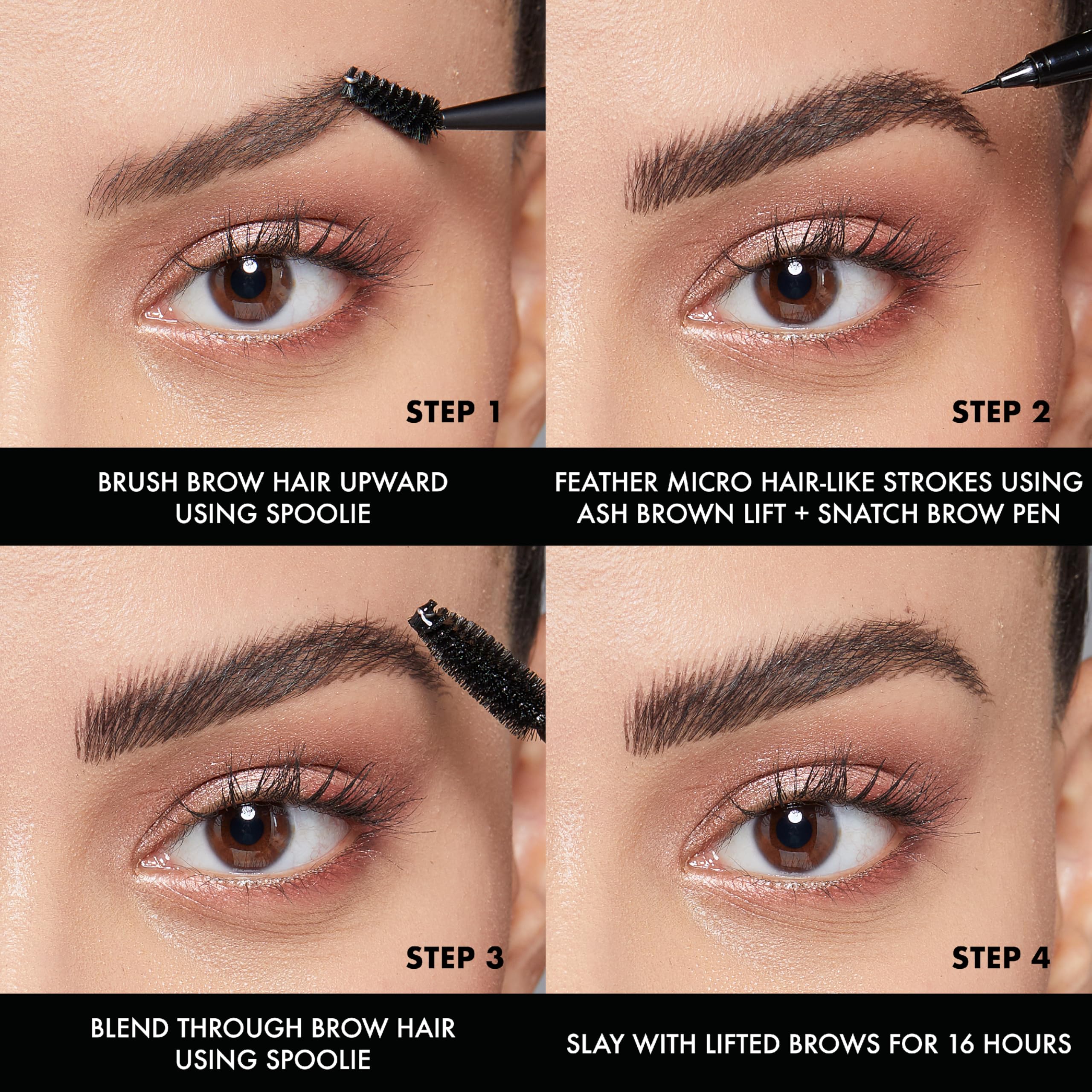 Nyx Lift & Snatch rellena áreas dispersas para cejas definidas