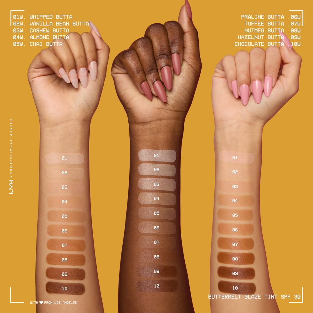 Shade 05 Chai Butta swatch for warm, light coverage