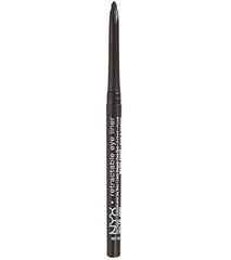 NYX Professional Makeup waterproof retractable eye liner MPE10 gray delivering full-coverage definition.