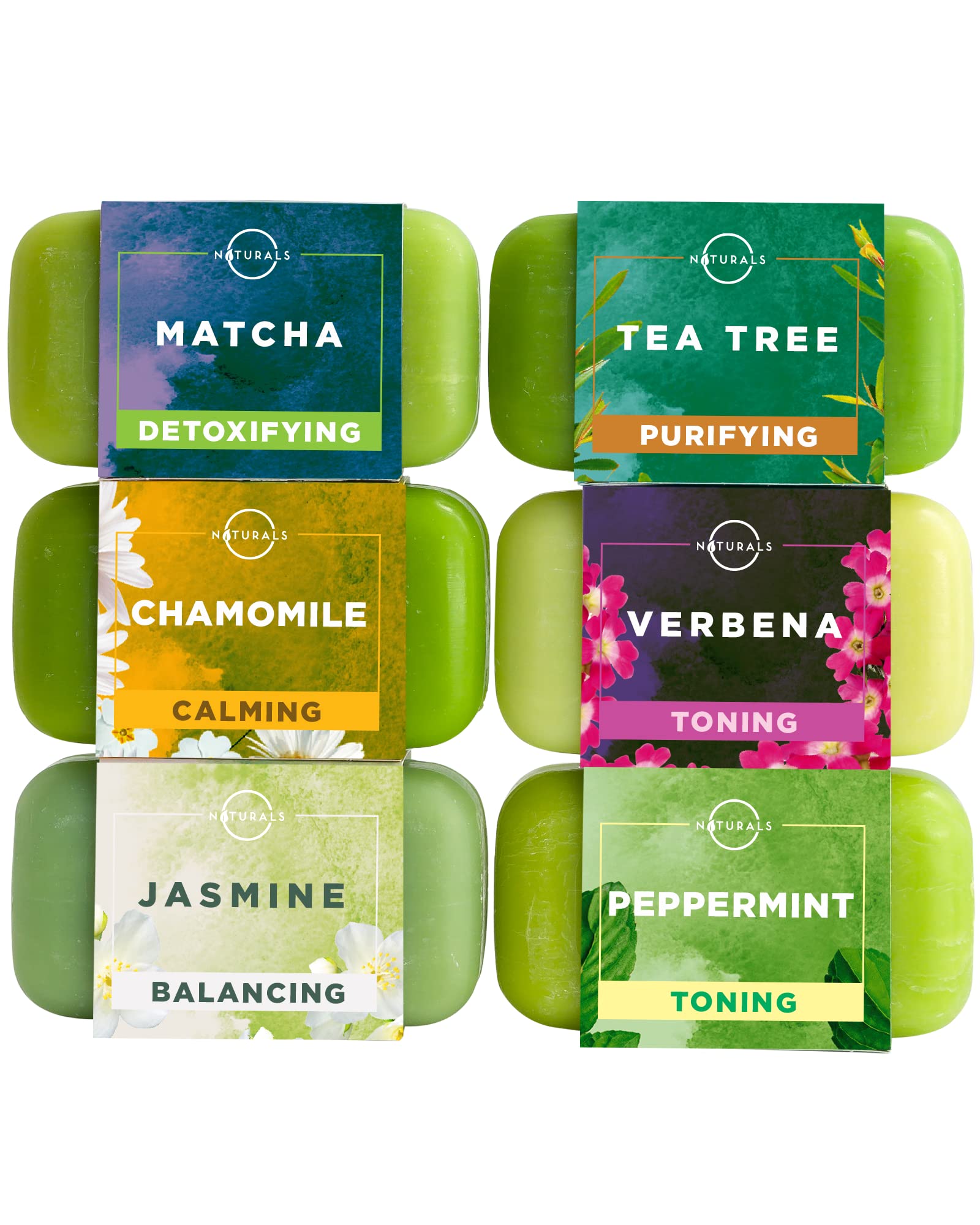 O NATURALS green tea soap set packaging enhances gift appeal and eco-friendly presentation
