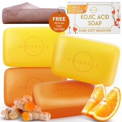 O NATURALS Kojic Soap Gift Set in elegant packaging for spa-like gifts.