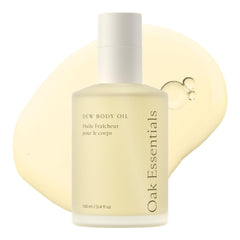 Oak Essentials Dew Body Oil bottle front for daily hydration