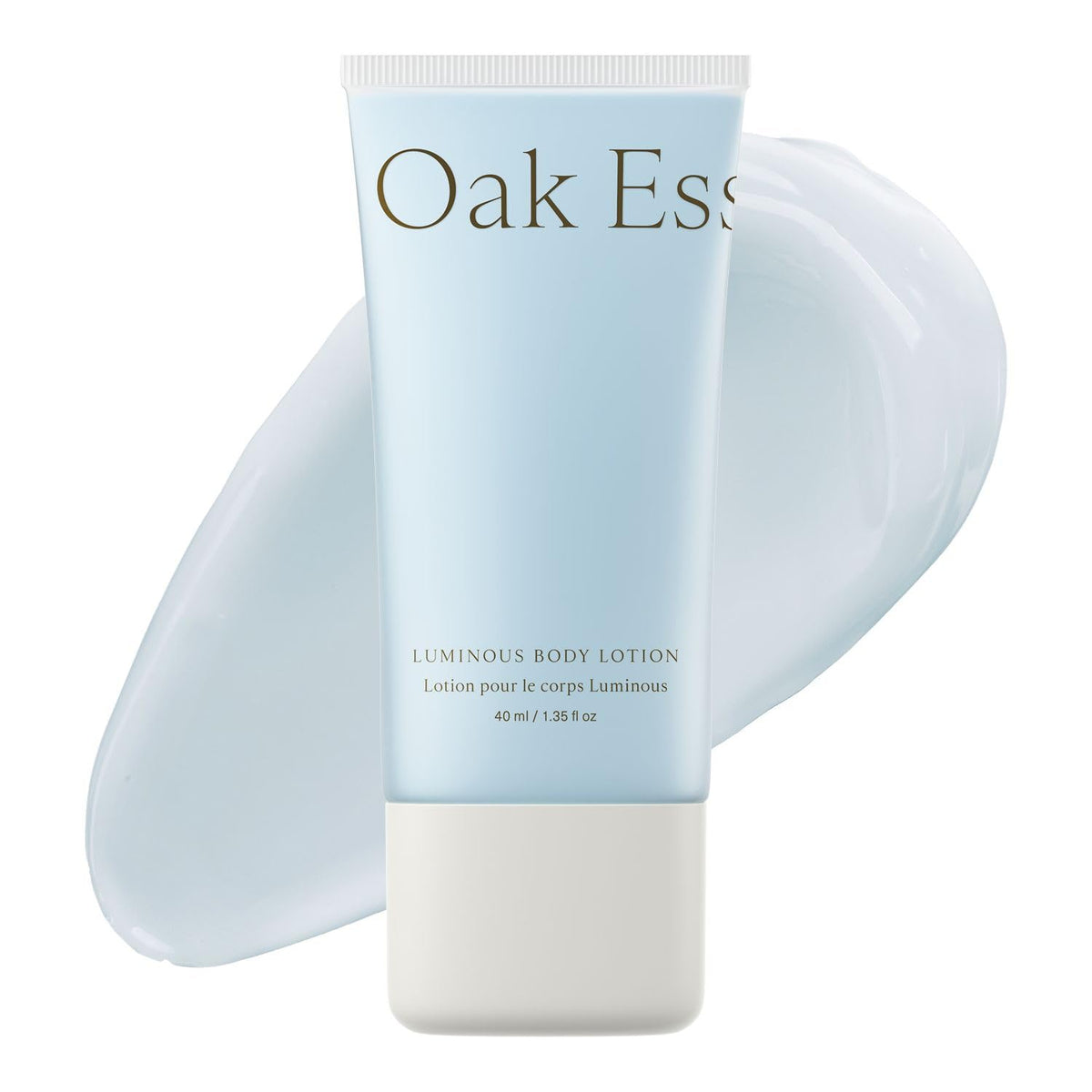 Oak Essentials Luminous Body Lotion bottle for deep hydration and a subtle glow