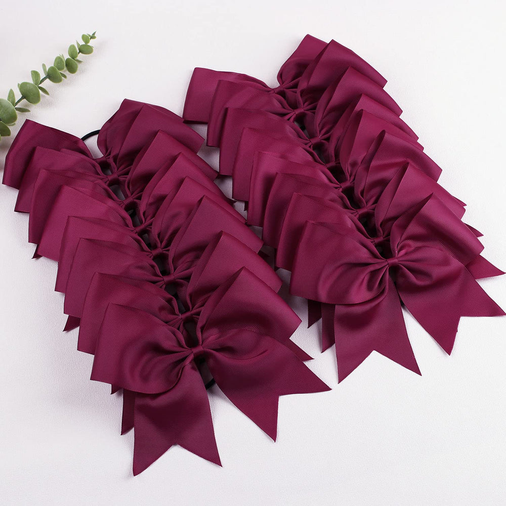 OAOLEER back closure bow demonstrates integrated ponytail holder