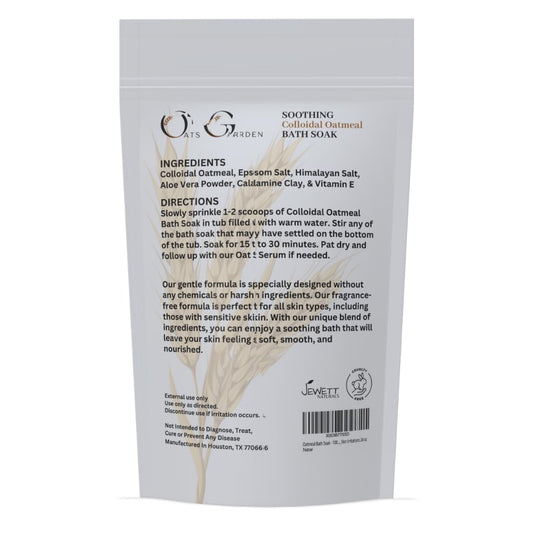 Oats Garden fragrance-free formula label highlights sensitive skin