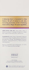 Obagi Medical C-Balancing Toner cotton pad application for impurity removal