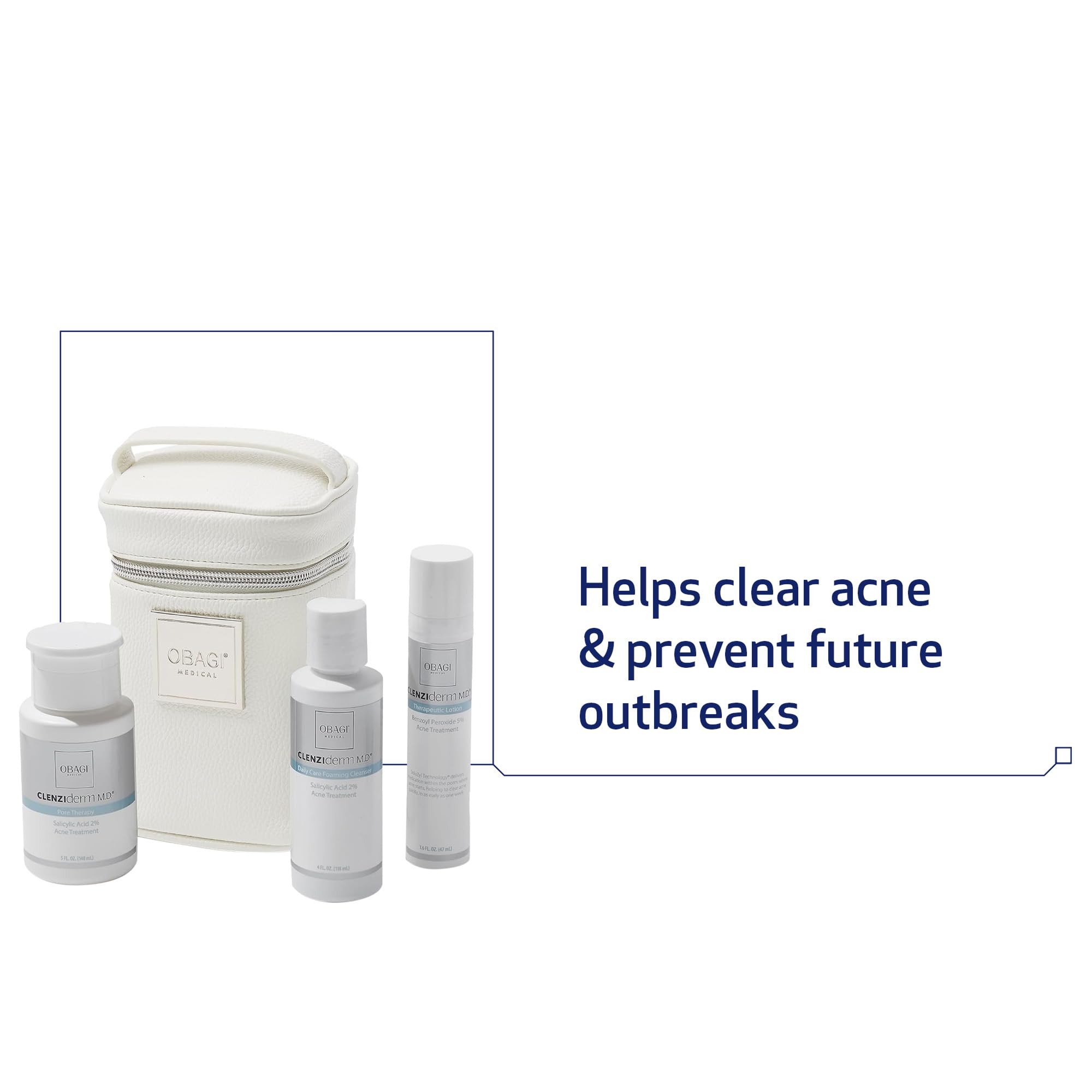 Close-up of Obagi CLENZIderm MD cleanser texture showing foaming action.