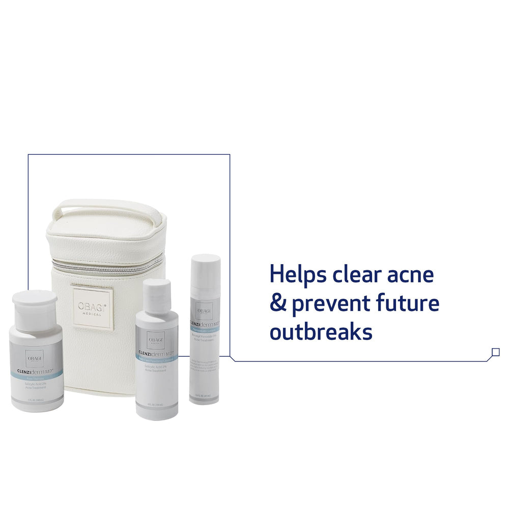 Close-up of Obagi CLENZIderm MD cleanser texture showing foaming action.