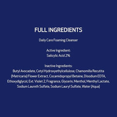 Daily regimen flow graphic for Obagi CLENZIderm MD.
