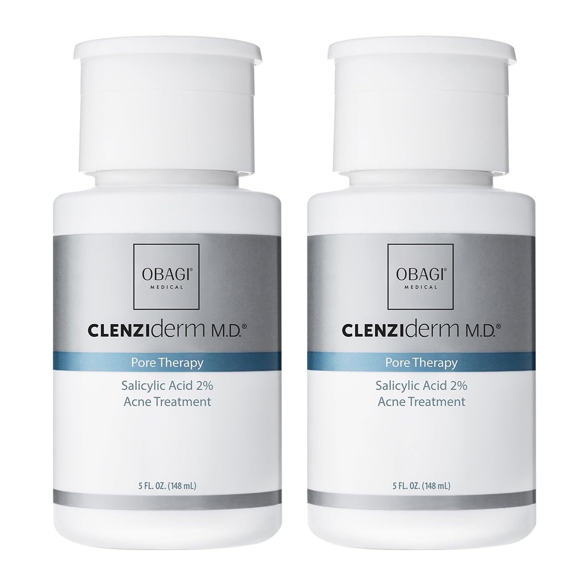 Obagi CLENZIderm MD toner bottle front for clearer pores.