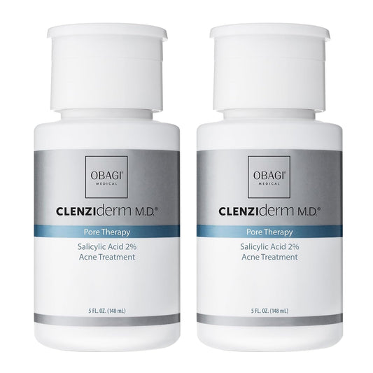 Obagi CLENZIderm MD toner bottle front for clearer pores.