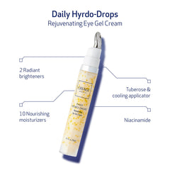 Dermatologist-tested label and Obagi Daily Hydro-Drops Eye Gel Cream